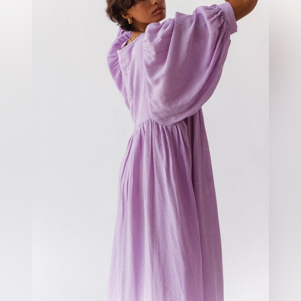 Daughters of India Kyra Midi Dress in Lilac
Gauze - Picture 6 of 13
